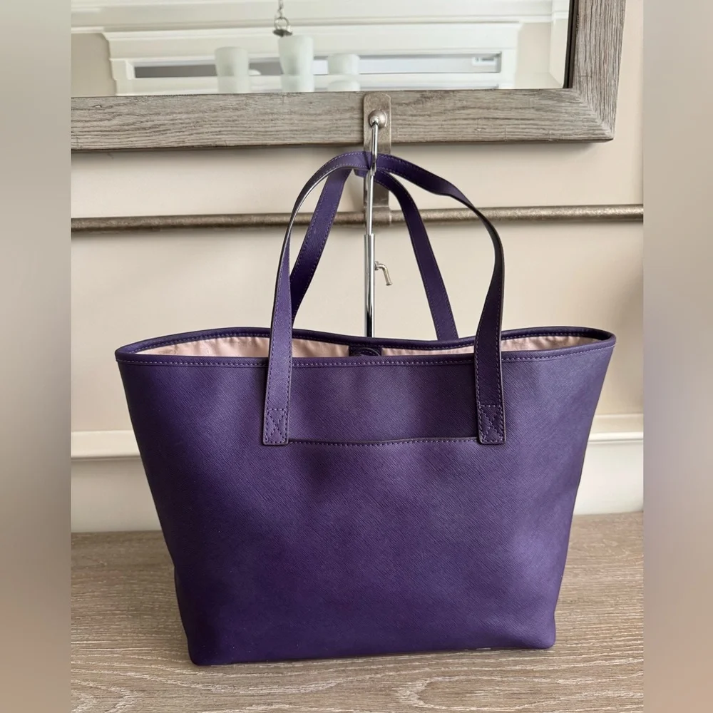 Michael Kors Purple Tote Bag - Picture 5 of 16